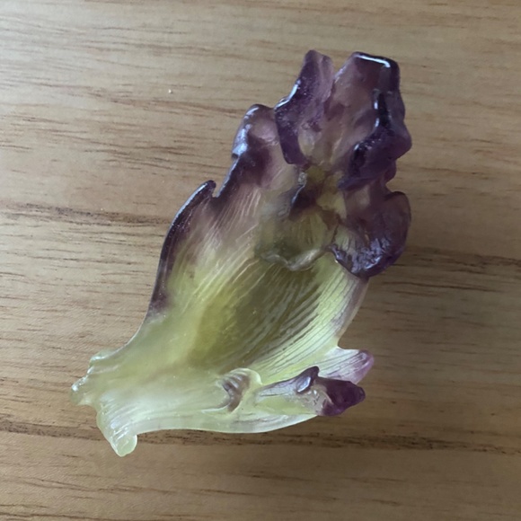 Daum fleur violet cristal decoration - Picture 3 of 5